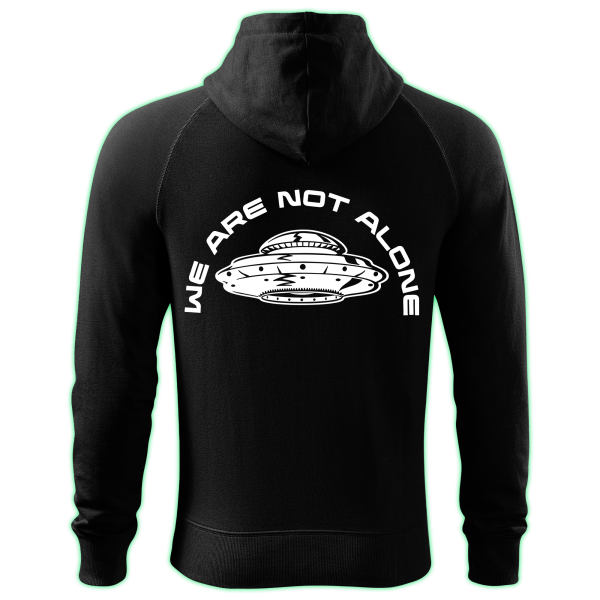 We Are Not Alone zipped hoodie