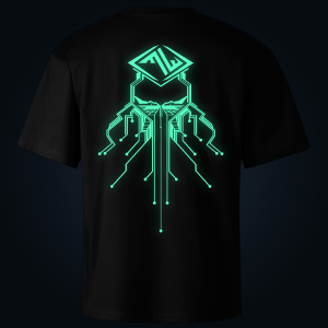 Interstellar oversized t-shirt backprint