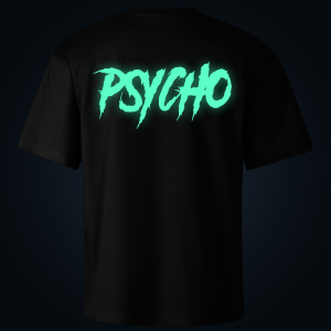 Psycho oversized t-shirt backprint