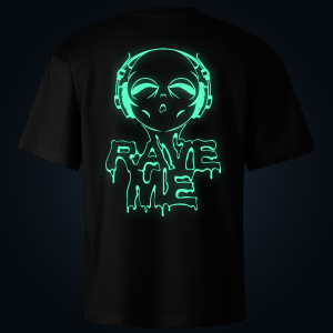 Rave Me oversized t-shirt backprint