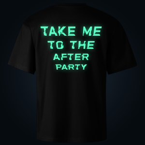 Take Me To The After oversized t-shirt backprint