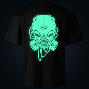 Toxic Visitor oversized t-shirt backprint