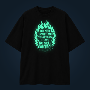 Do Not Invite Me oversized t-shirt