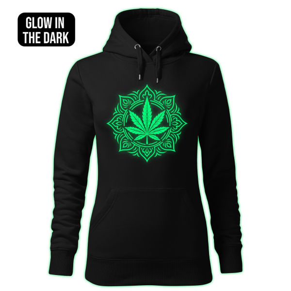 Sacred Flower women's hoodie - Image 2