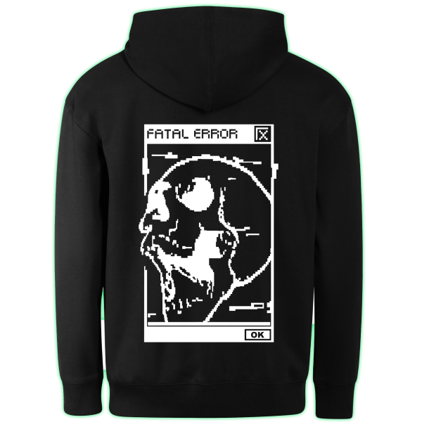 FATAL ERROR hoodie back print