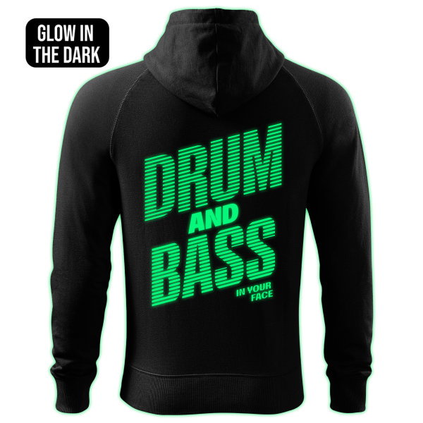 DRUM AND BASS zipped hoodie - Image 2