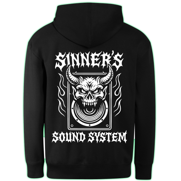 SINNERS SOUND SYSTEM hoodie back print