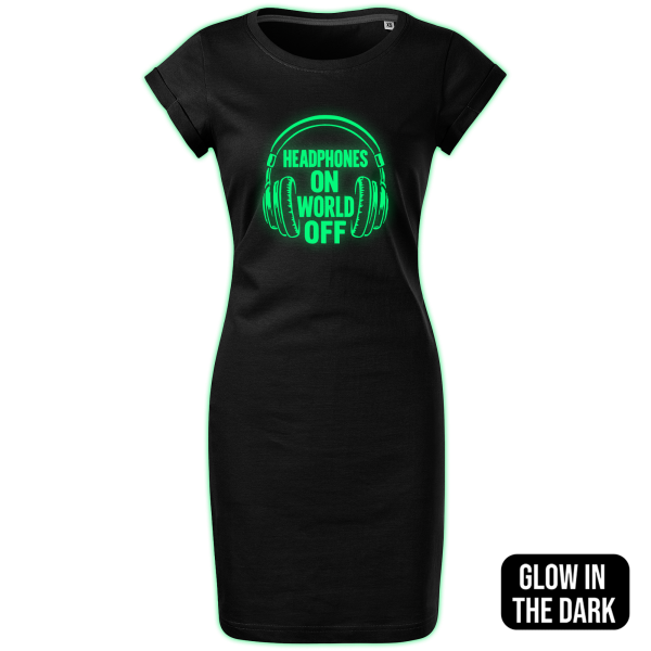 HEADPHONES ON WORLD OFF dress - Image 2
