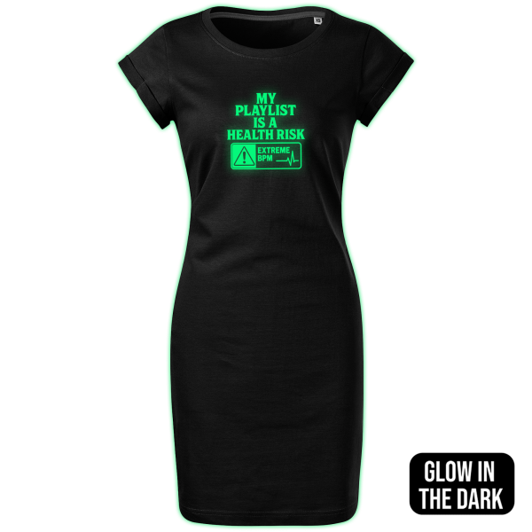 MY PLAYLIST IS A HEALTH RISK dress - Image 2