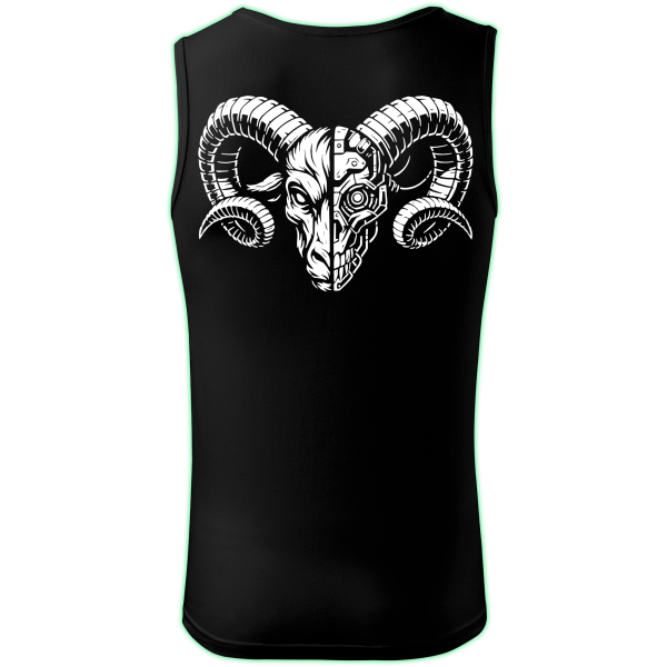 MECHABEAST tank top men back print