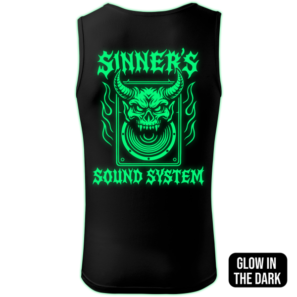 SINNERS SOUND SYSTEM tank top men back print - Image 2