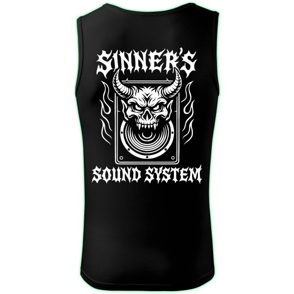 SINNERS SOUND SYSTEM tank top men back print