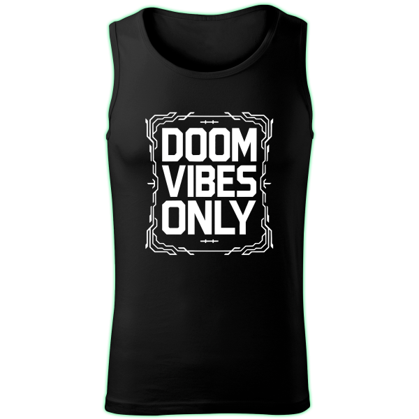 DOOM VIBES ONLY tank top men