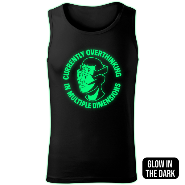 OVERTHINKING IN MULTIPLE DIMENSIONS tank top men - Image 2