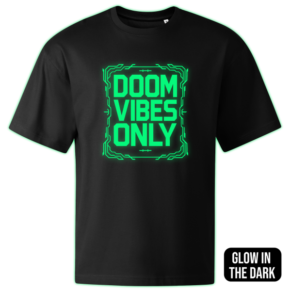 DOOM VIBES ONLY oversized t-shirt - Image 2