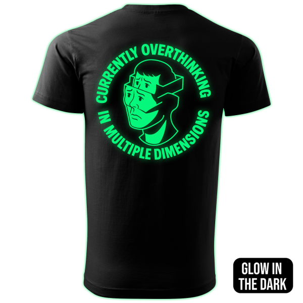 OVERTHINKING IN MULTIPLE DIMENSIONS back print - Image 2