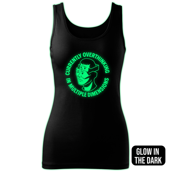 OVERTHINKING IN MULTIPLE DIMENSIONS tank top women - Image 2