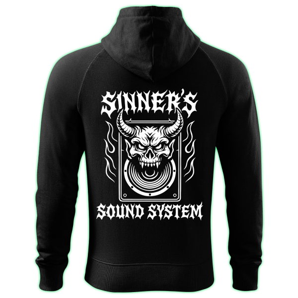 SINNERS SOUND SYSTEM zipped hoodie