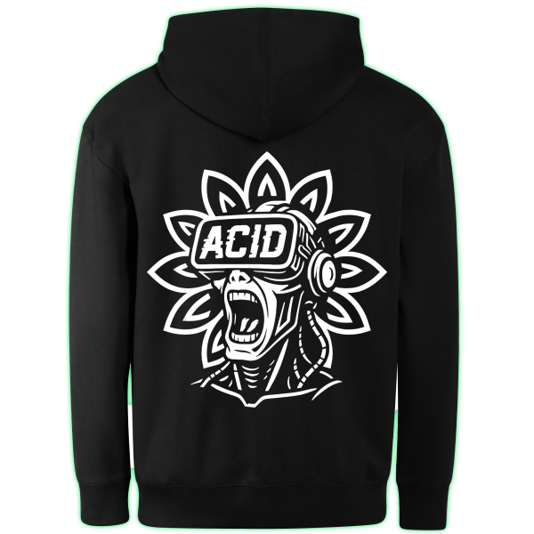 ACID VR hoodie back print