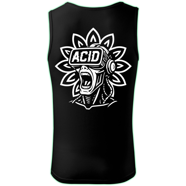 ACID VR tank top men back print