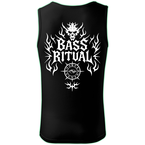 BASS RITUAL tank top men back print