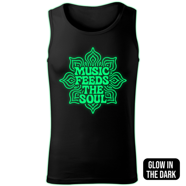 MUSIC FEEDS THE SOUL tank top men - Image 2
