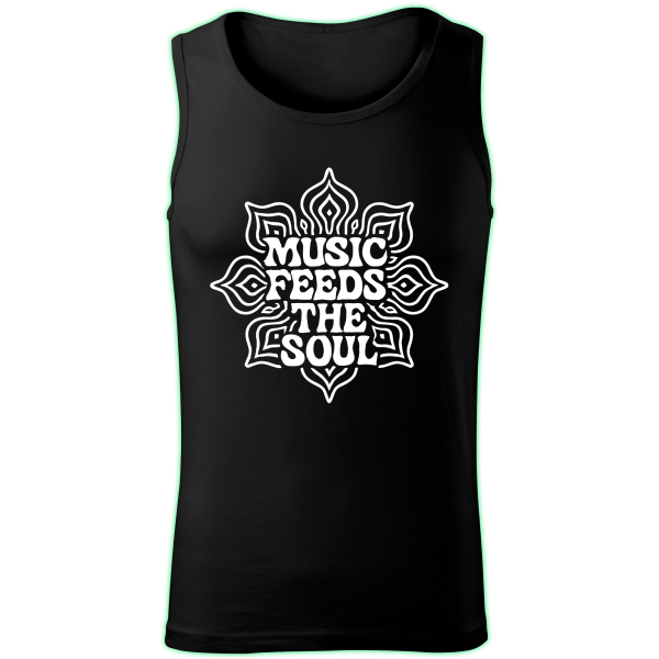 MUSIC FEEDS THE SOUL tank top men