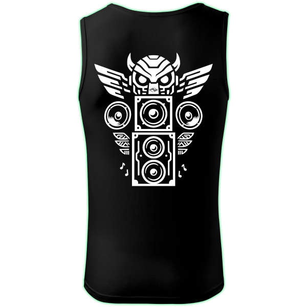 RAVE TOTEM tank top men back print