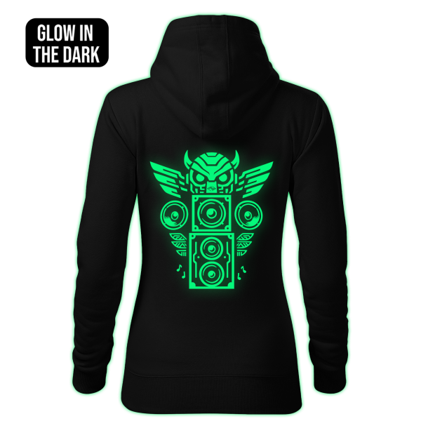 RAVE TOTEM women's hoodie back print - Image 2