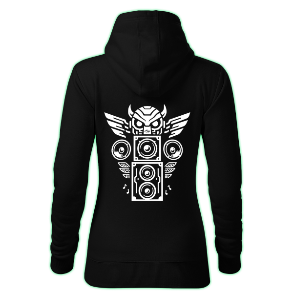 RAVE TOTEM women's hoodie back print