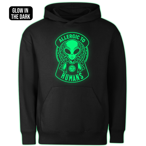 ALLERGIC TO HUMANS hoodie - Image 2