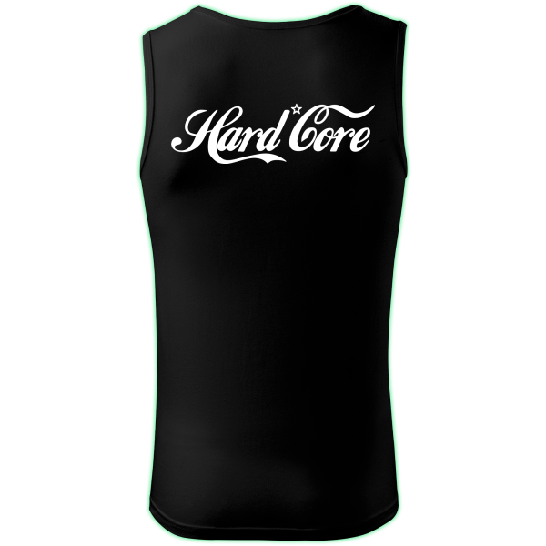 HARD CORE tank top men back print