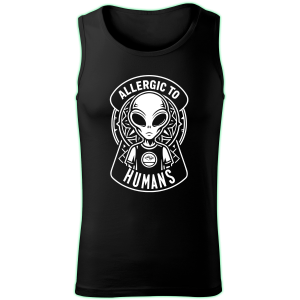 ALLERGIC TO HUMANS tank top men