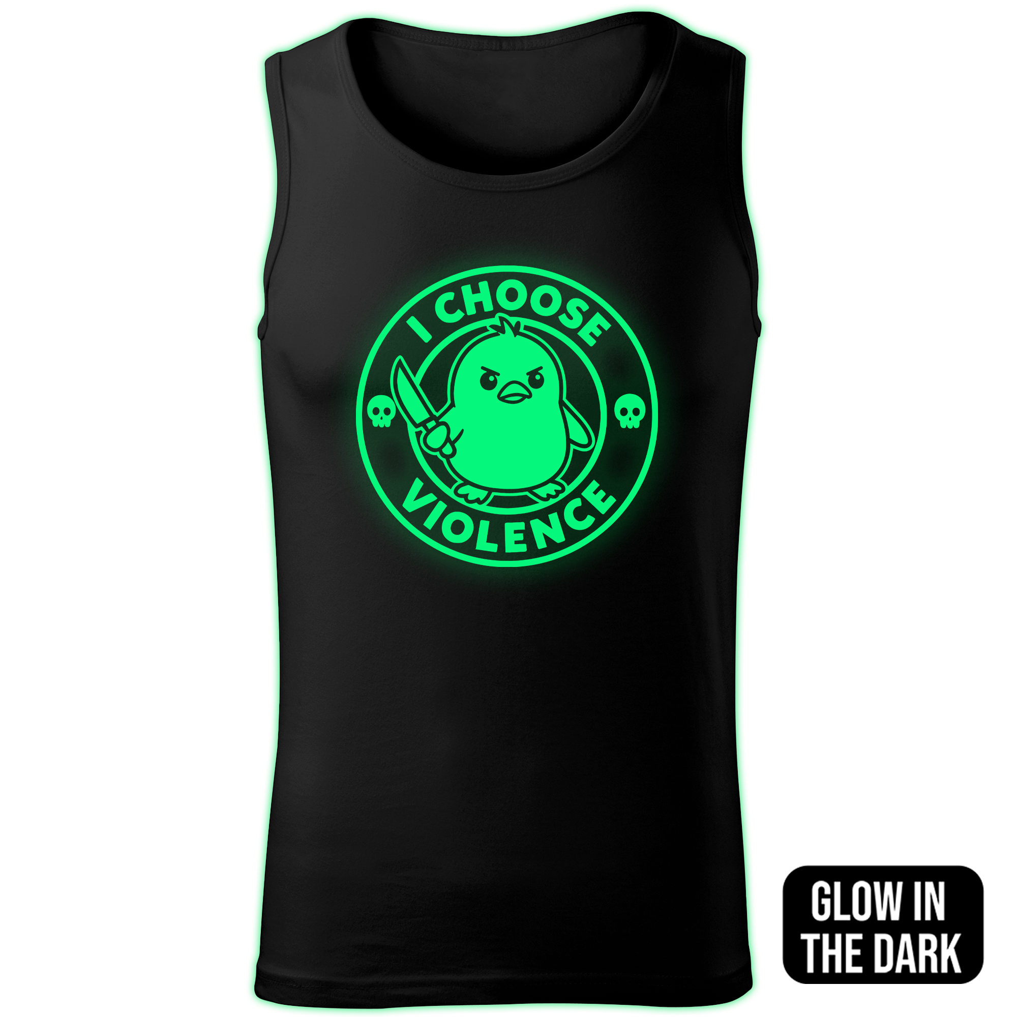 I CHOOSE VIOLENCE tank top men - Image 2