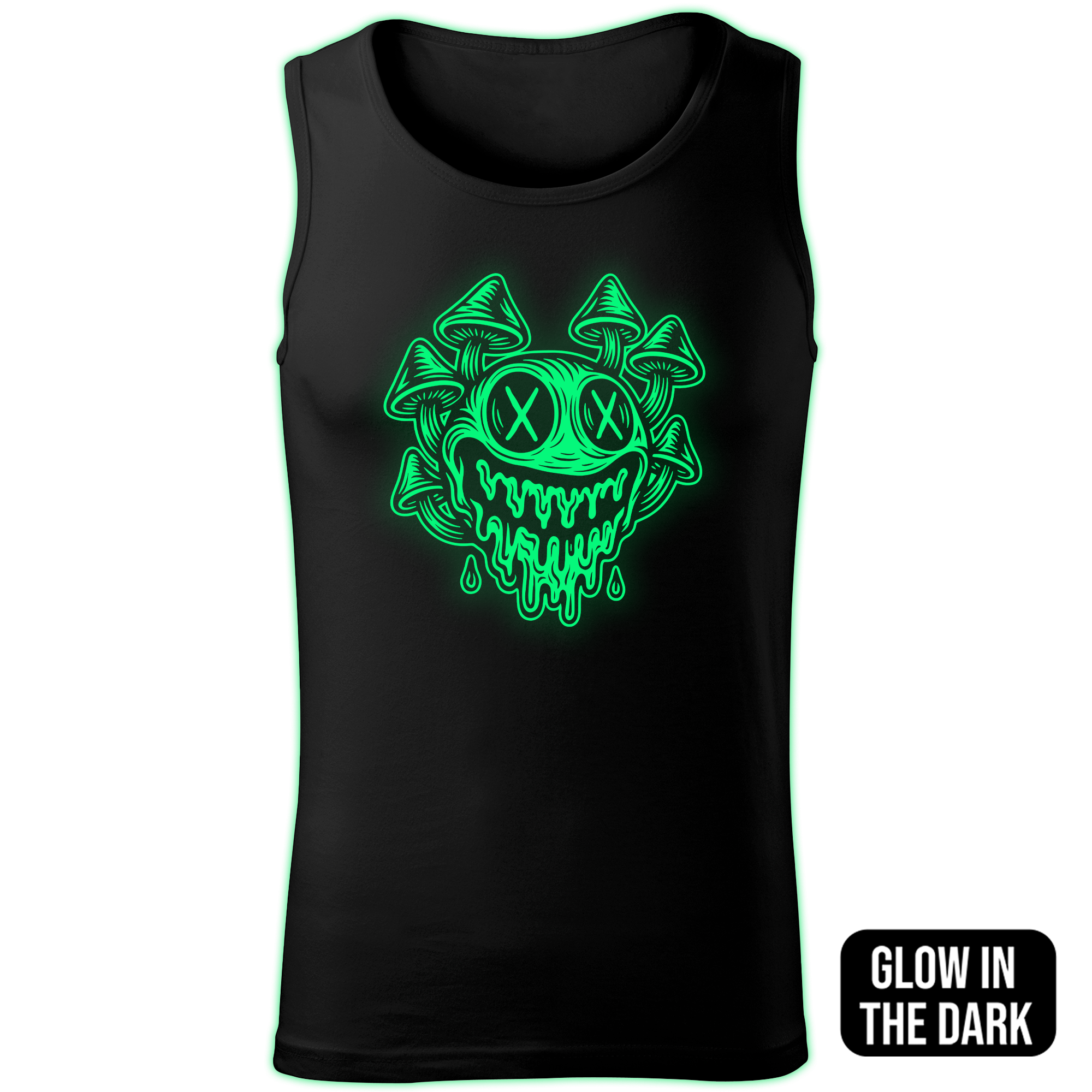 MUSHROOM SMILE tank top men - Image 2