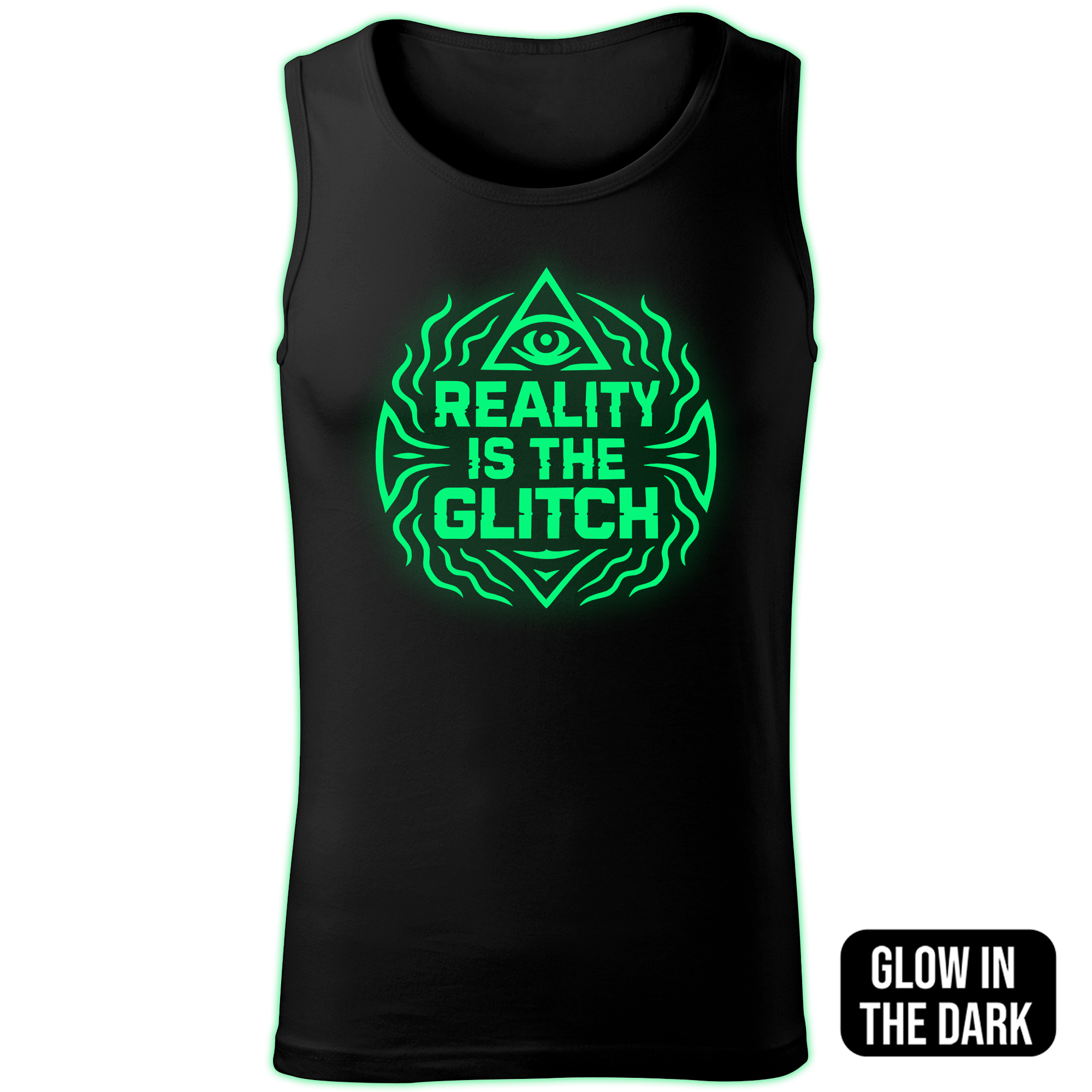 REALITY IS THE GLITCH tank top men - Image 2