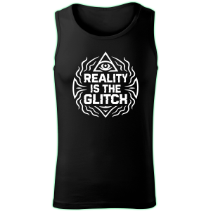 REALITY IS THE GLITCH tank top men