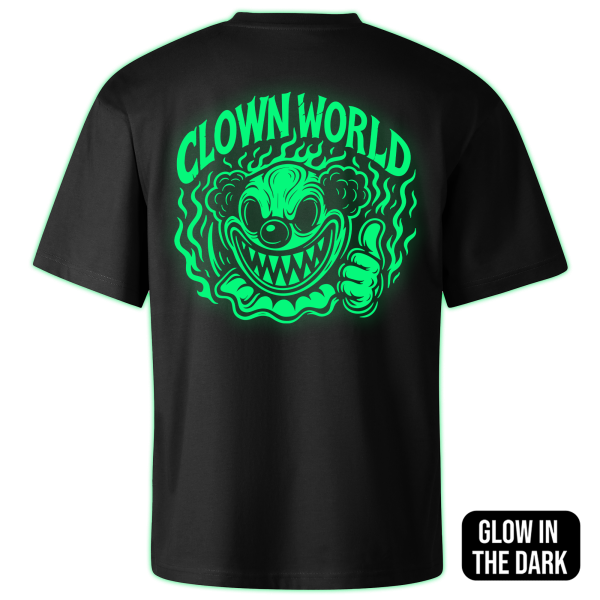 CLOWN WORLD oversized t-shirt backprint - Image 2