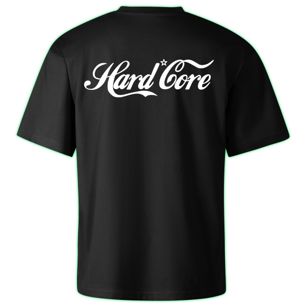 HARD CORE oversized t-shirt backprint