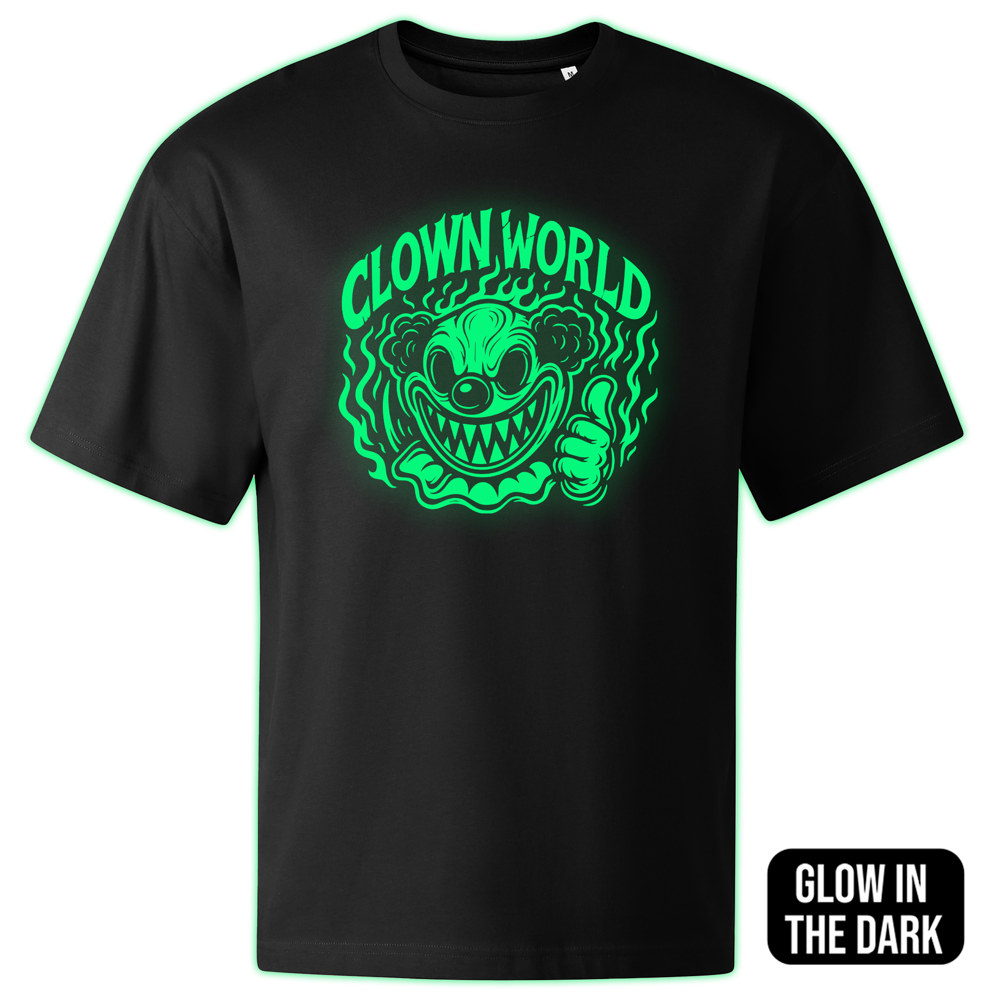 CLOWN WORLD oversized t-shirt - Image 2