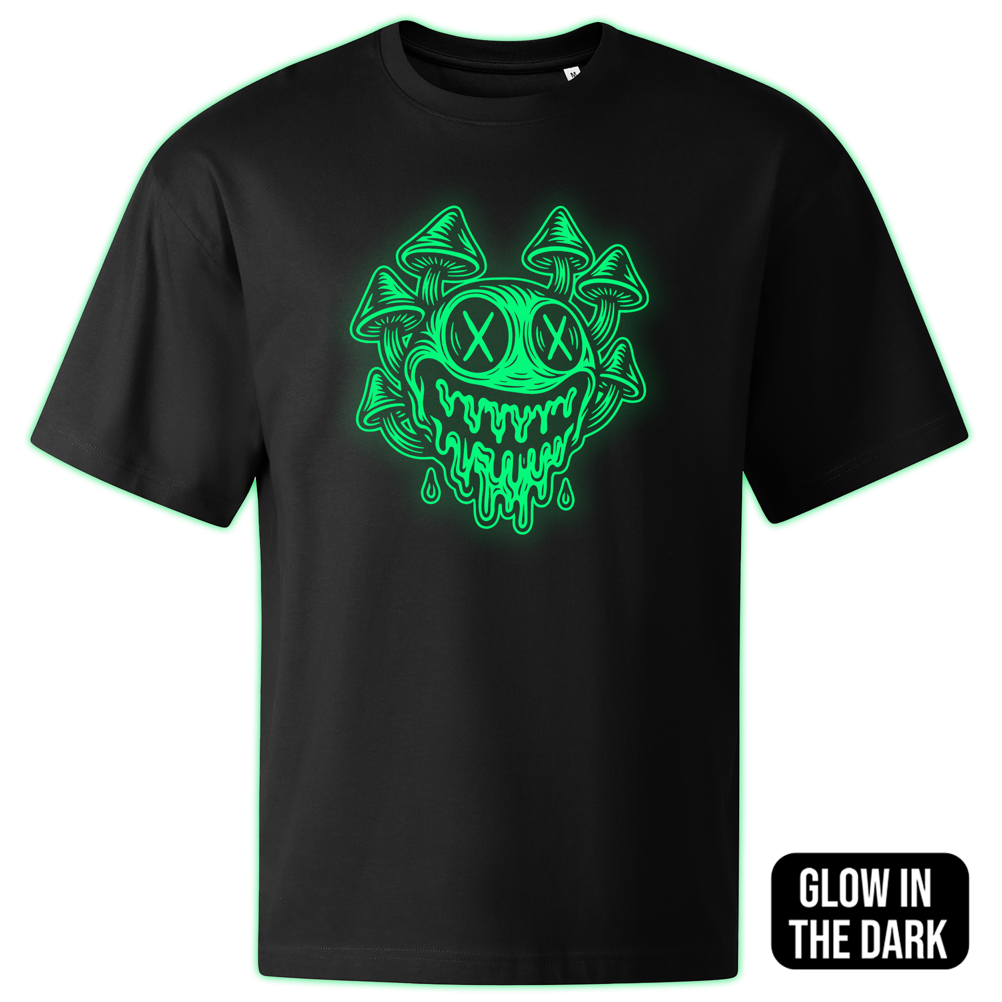 MUSHROOM SMILE oversized t-shirt - Image 2