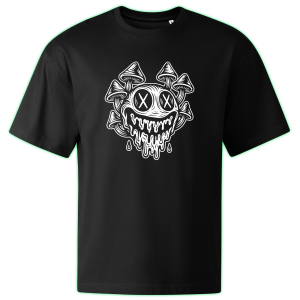 MUSHROOM SMILE oversized t-shirt
