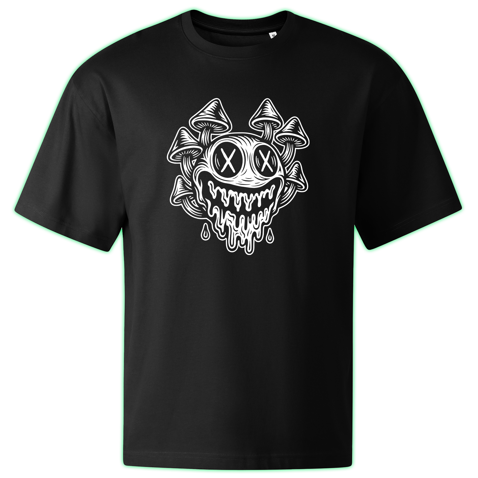 MUSHROOM SMILE oversized t-shirt