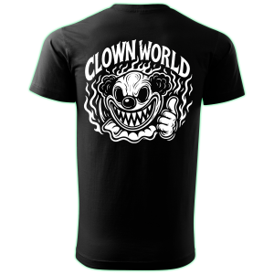 CLOWN WORLD back print