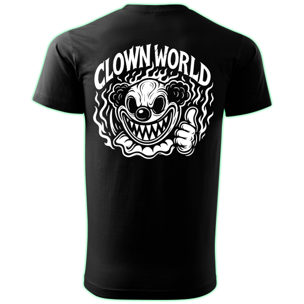 CLOWN WORLD back print