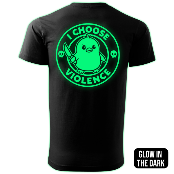 I CHOOSE VIOLENCE back print - Image 2