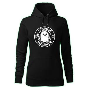 I CHOOSE VIOLENCE women's hoodie