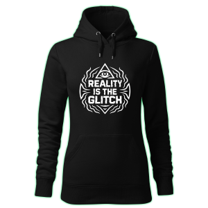 REALITY IS THE GLITCH women's hoodie