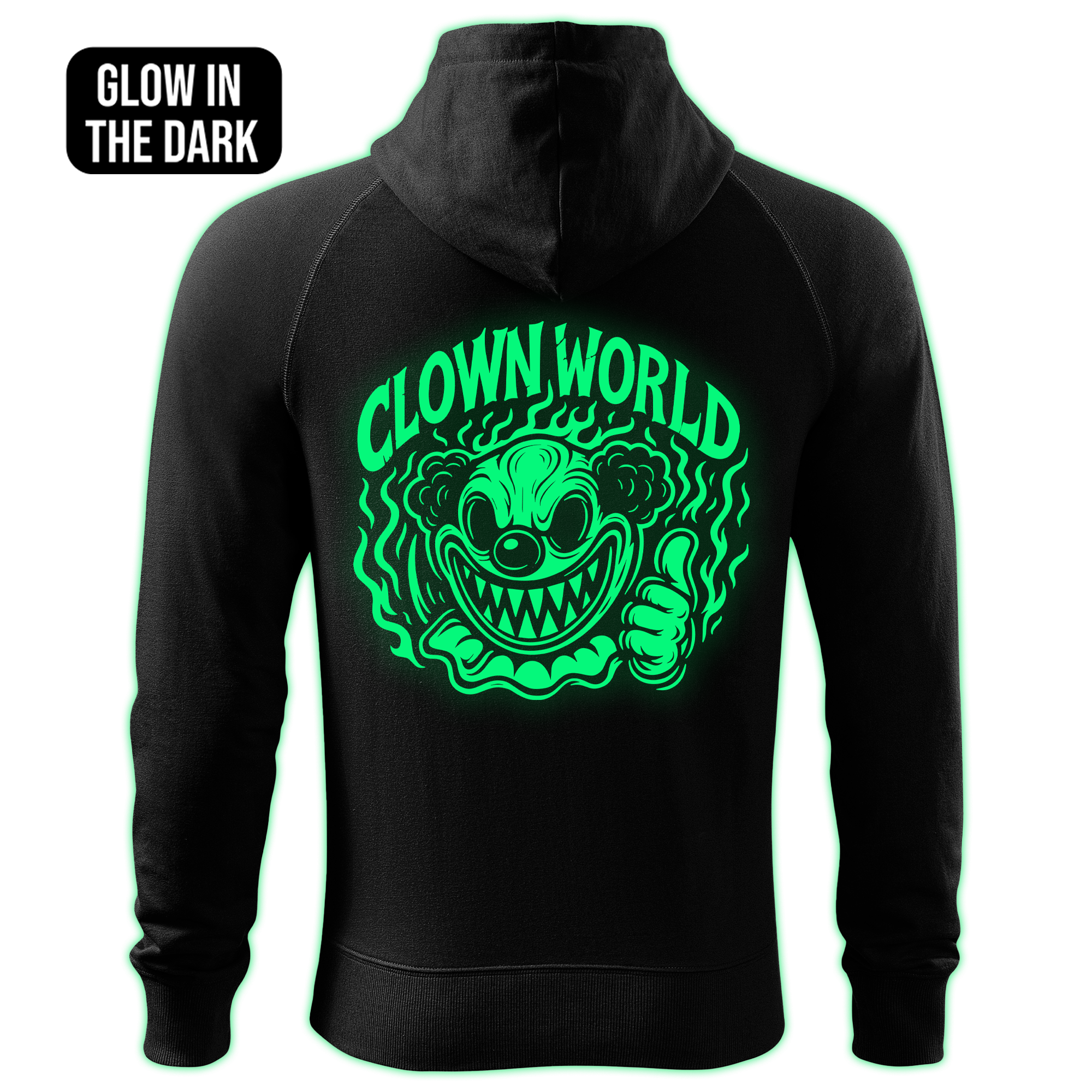CLOWN WORLD zipped hoodie - Image 2