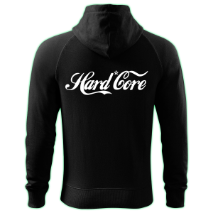 HARD CORE zipped hoodie